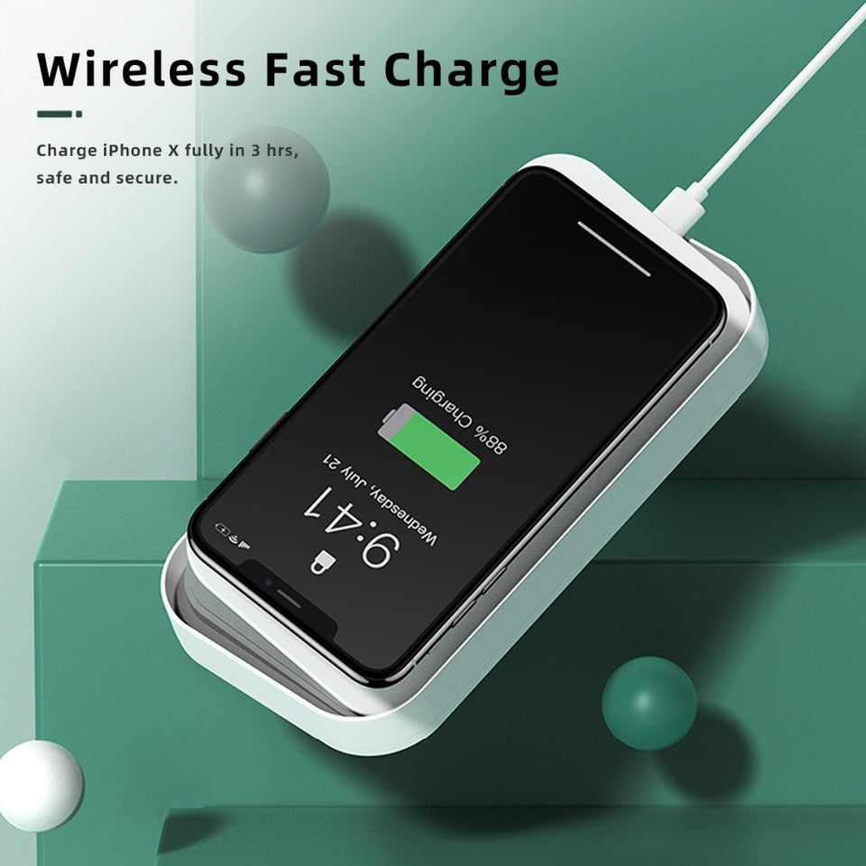 ROCK™ UV-C Steriliser box - Phone Wireless Charger